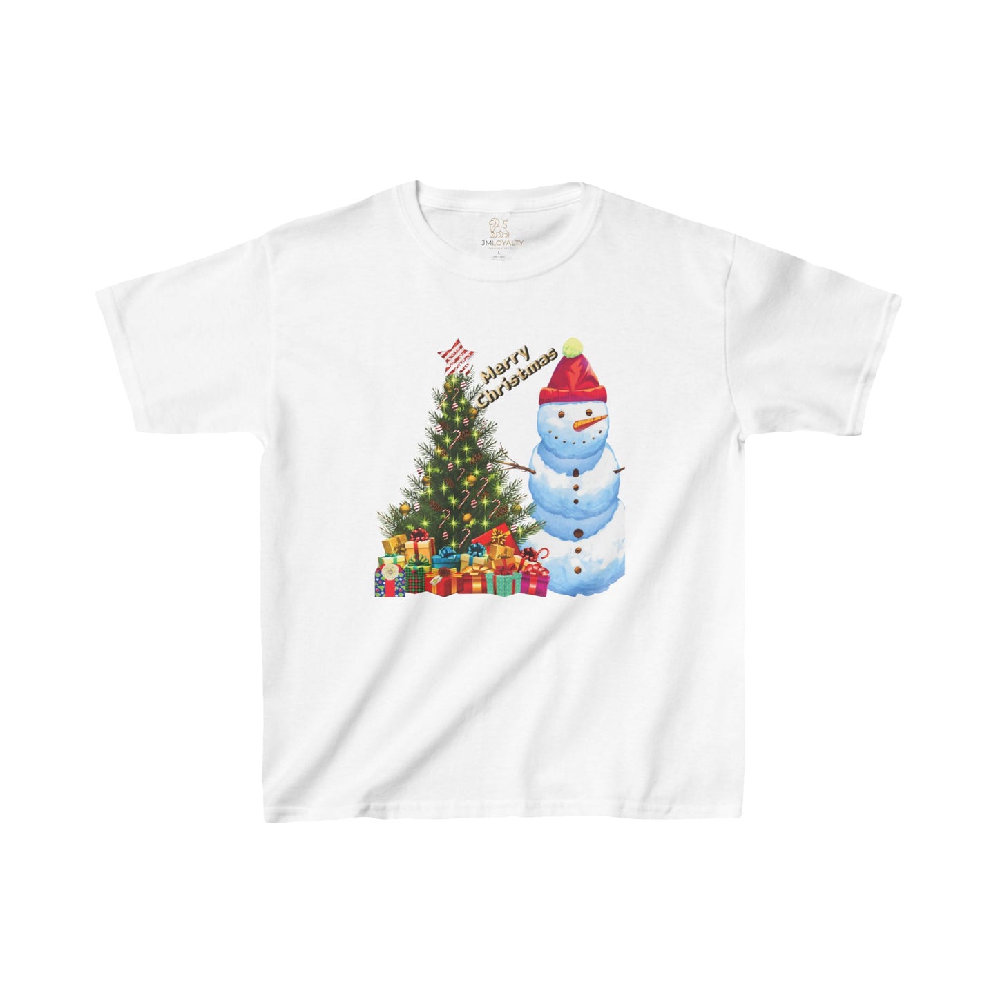 Festive Kids Tee, Merry Christmas Kids T-Shirt, Holiday Shirt, Winter Apparel, Christmas Gift for Children