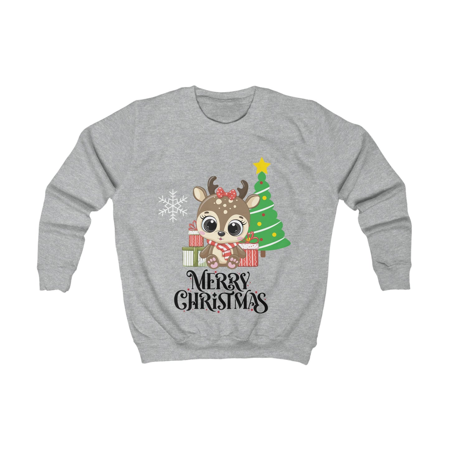 This Christmas Girls Kids Sweatshirt is the perfect festive holiday children's pullover for girls.