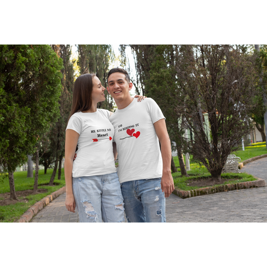 "I'm Keeping it "- Love T-shirt
Cute Valentine's Day Gift, Couple Tee, Casual Everyday Wear, Heart Graphic Shirt.