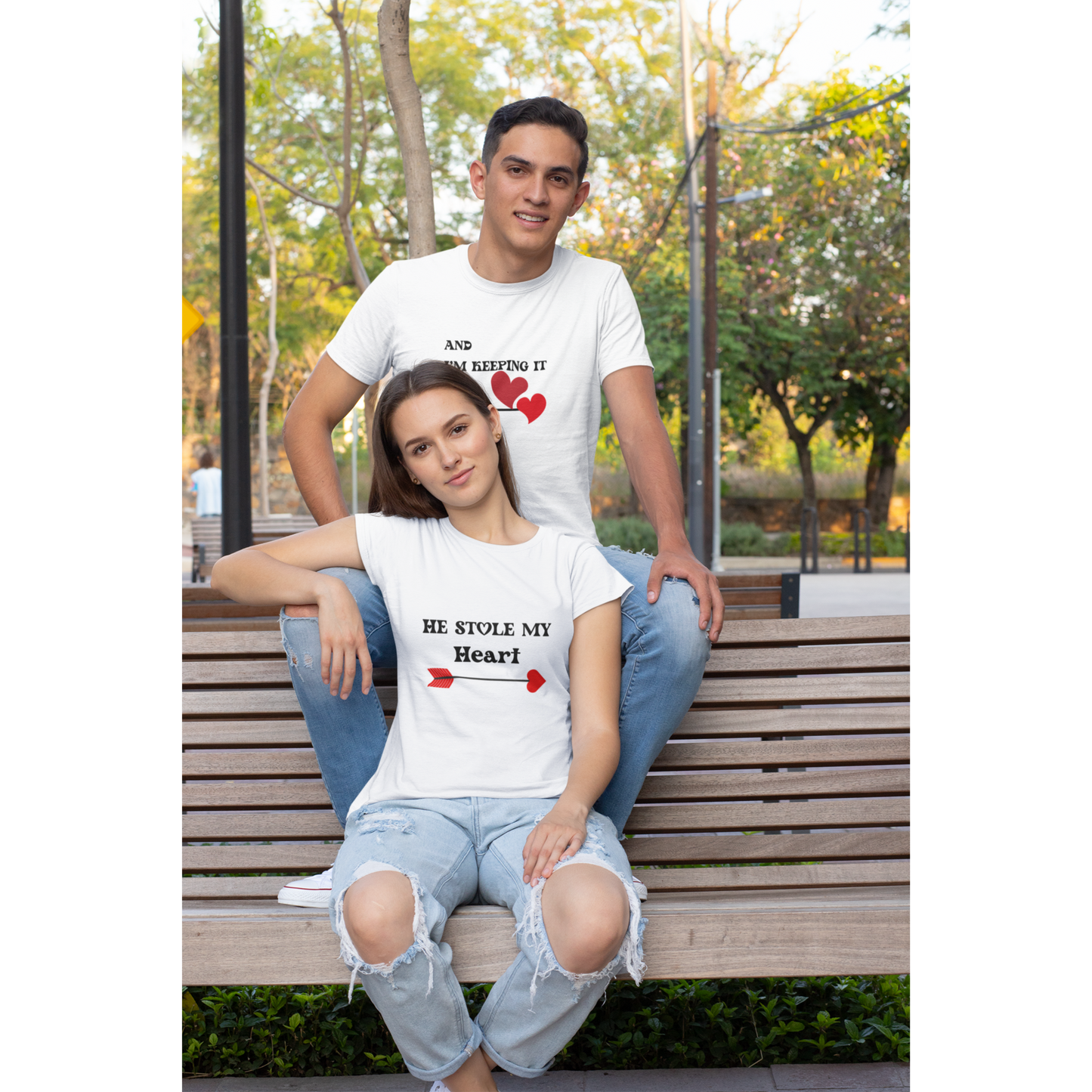 "I'm Keeping it "- Love T-shirt
Cute Valentine's Day Gift, Couple Tee, Casual Everyday Wear, Heart Graphic Shirt.