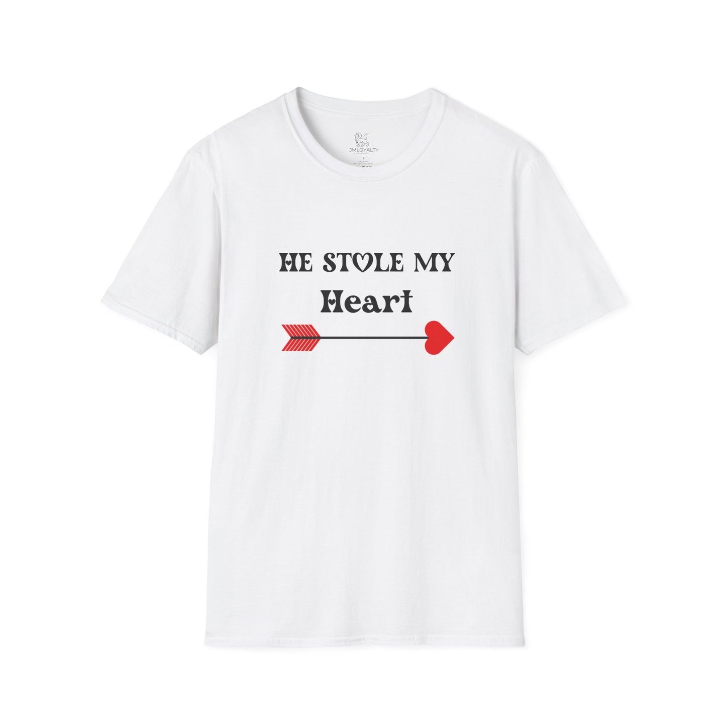 He Stole My Heart T-Shirt, Cute Valentine's Day Gift, Couple's Matching Tee, Love You Shirt, Romantic Date Night Apparel