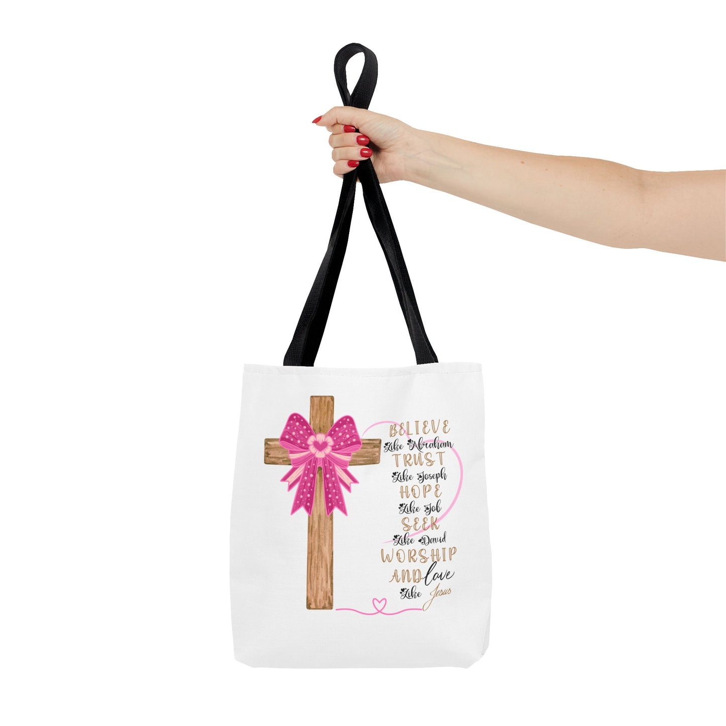 Faith-Inspired Tote Bag, Christian Tote, Inspirational Gift, Church Bag, Jesus Quotes, Perfect for Worship