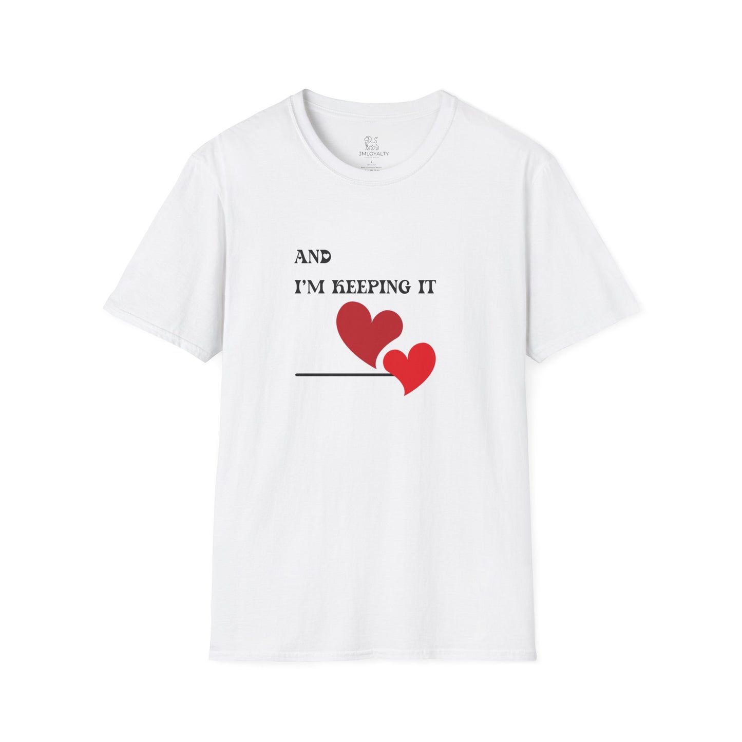 "I'm Keeping it "- Love T-shirt
Cute Valentine's Day Gift, Couple Tee, Casual Everyday Wear, Heart Graphic Shirt.